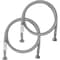 Certified Appliance Accessories 2 Pk Braided Stainless Steel Washing Machine Hoses, 4Ft WM48SS2PK - alternate 1